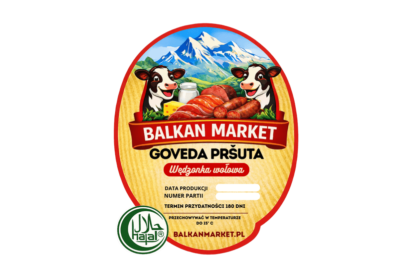 Ulotka produktowa – Bałkańska Wędzonka (przód)